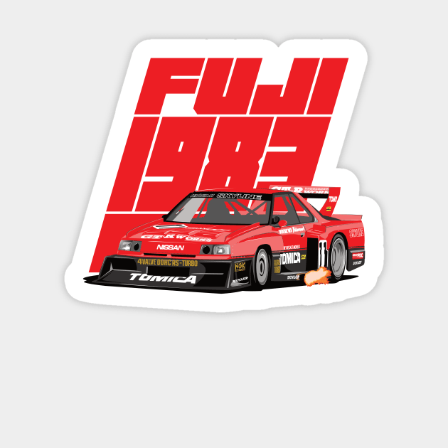 Nissan Skyline GTR R30 Sticker by 8800ag